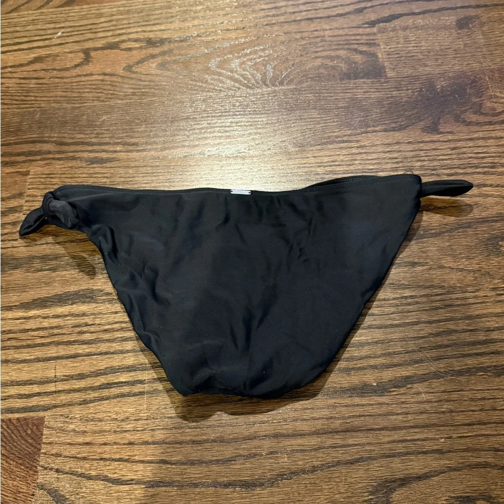 Hollister Black Bikini Classic Adjustable Ties